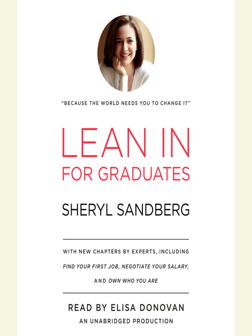 Title details for Lean In for Graduates by Sheryl Sandberg - Wait list